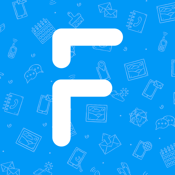 Froala and their letter F logo in bold against a collage background of images and devices.